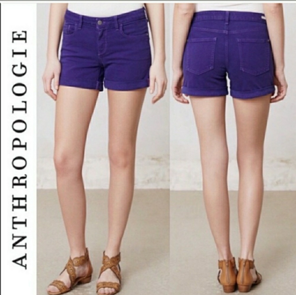 anthropologie pilcro and the letterpress shorts 25